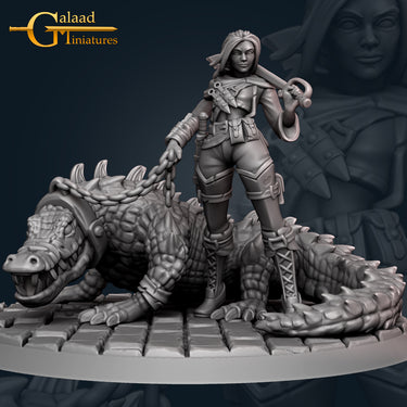 Maeva and Crocodile